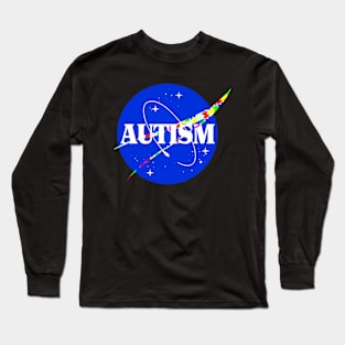 Space Travel Autism Long Sleeve T-Shirt